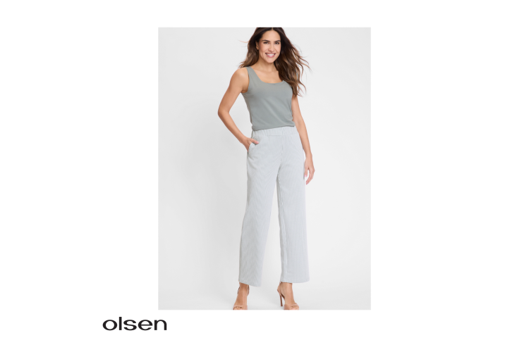 Olsen Trousers 14002199 | Khaki