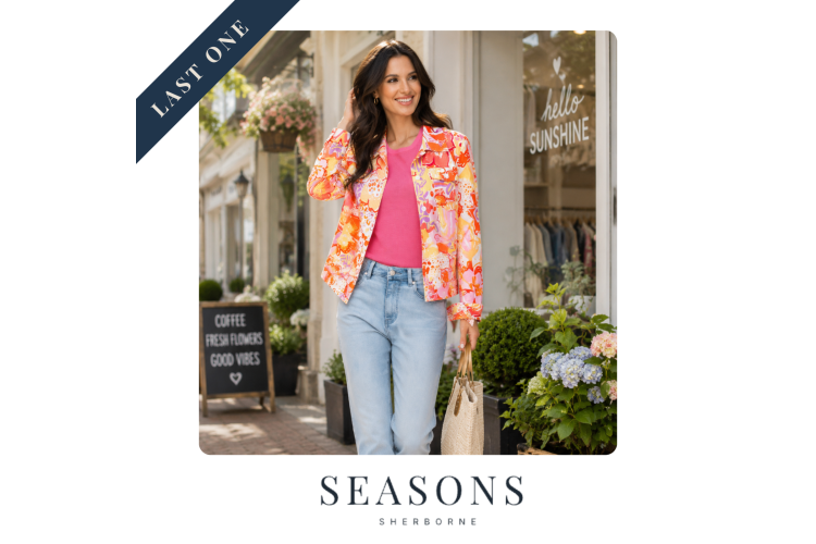 Orange Print Jacket