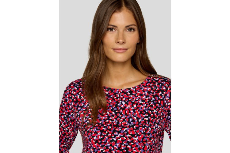 Rabe 3/4 Sleeve Tee – Speckle Print