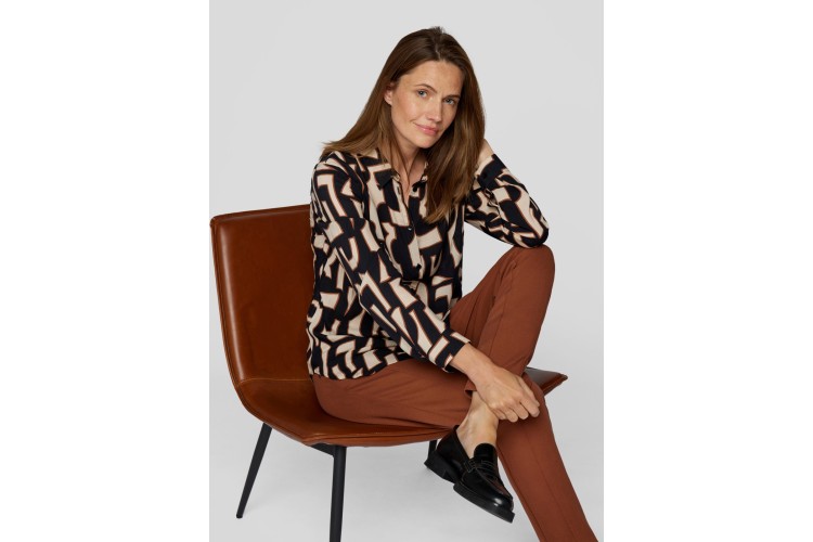 Rabe Black / Natural Print Shirt