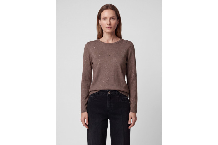 Rabe Jazz Club Diamonte Pullover | Latte