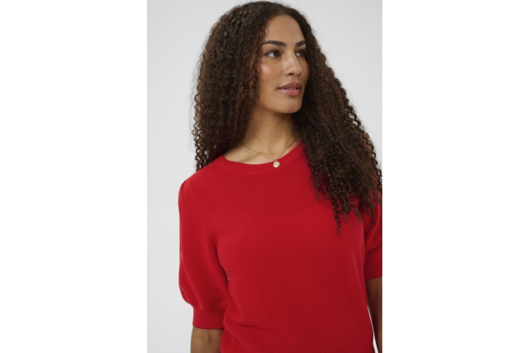 Sillar 3/4 Sleeve Jumper - Red