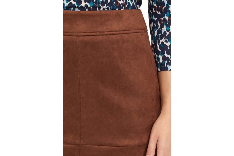 Soft-Touch Faux Suede Skirt
