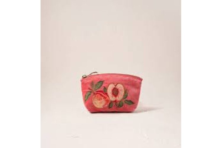 Summer Peach Coin Purse