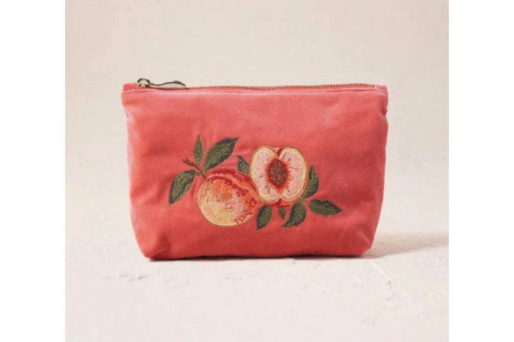 Summer Peach Mini Pouch