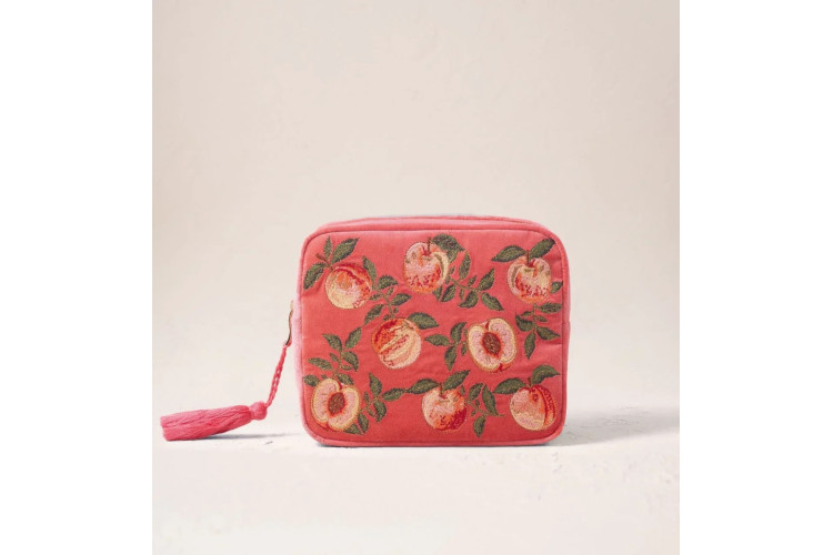 Summer Peach Wash Bag
