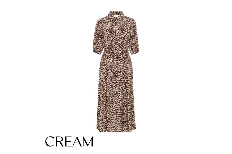 Tiah Short Sleeve Shirt Dress by Cream | 10611340