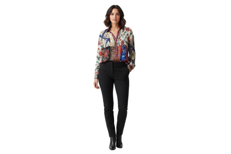 Tolani Onika Shirt | Maroon