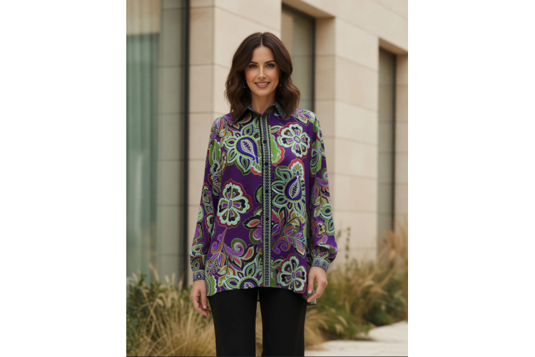 Tolani Kennedy Shirt | Amethyst