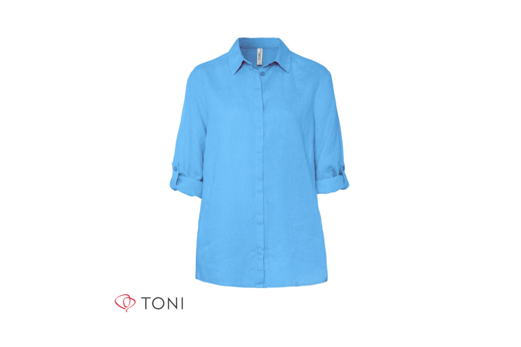 Toni Linen Shirt 'Clay' 1438 | Azure Blue