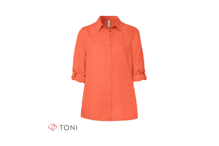 Toni Linen Shirt 'Clay' 1438 | Orange