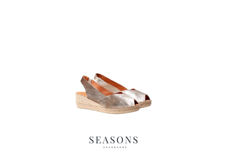 Toni Pons Bernia Espadrille Sandal Platinum