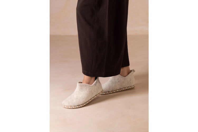Toni Pons Duna Felt Slipper | Ecru