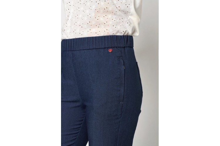 Toni Scarlet Trousers 2243-8 | Stonewash Blue