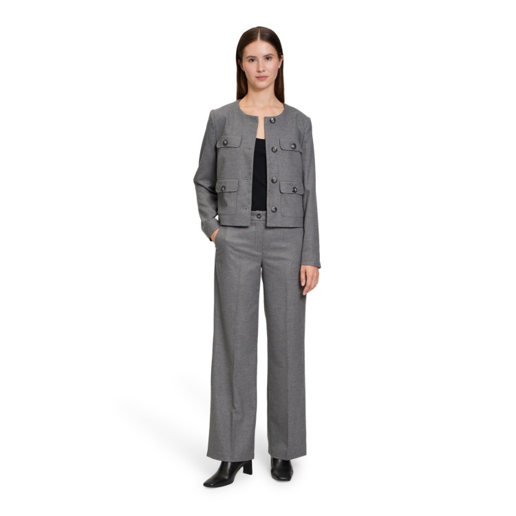 Betty Barclay Nele Wide Leg Trouser | Grey