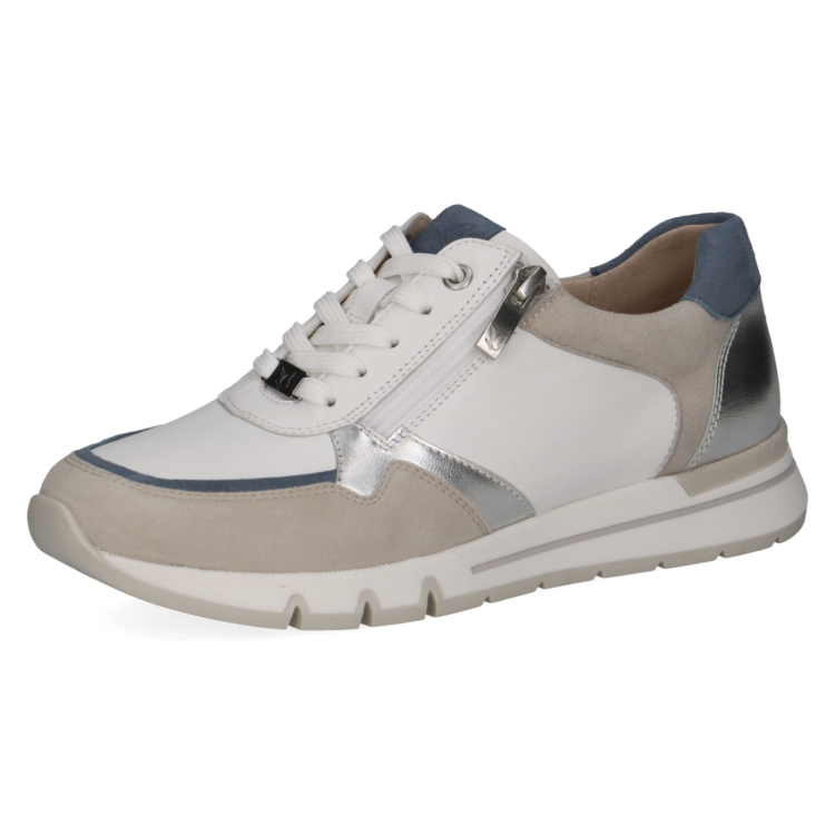 Blue Accent Caprice Leather Trainers