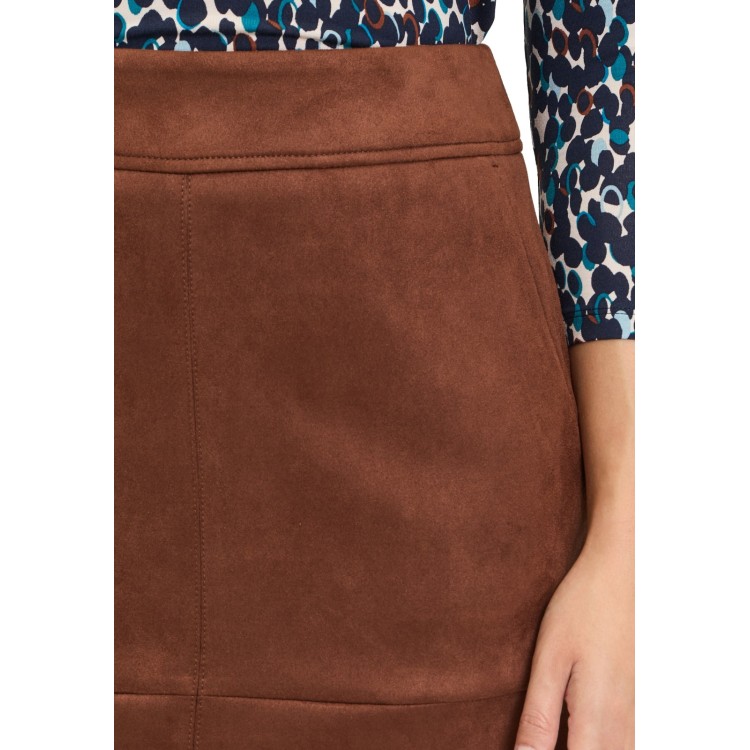 Soft-Touch Faux Suede Skirt