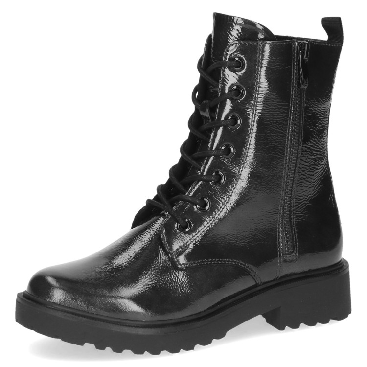 Caprice Patent Leather Boots 25217 | Black
