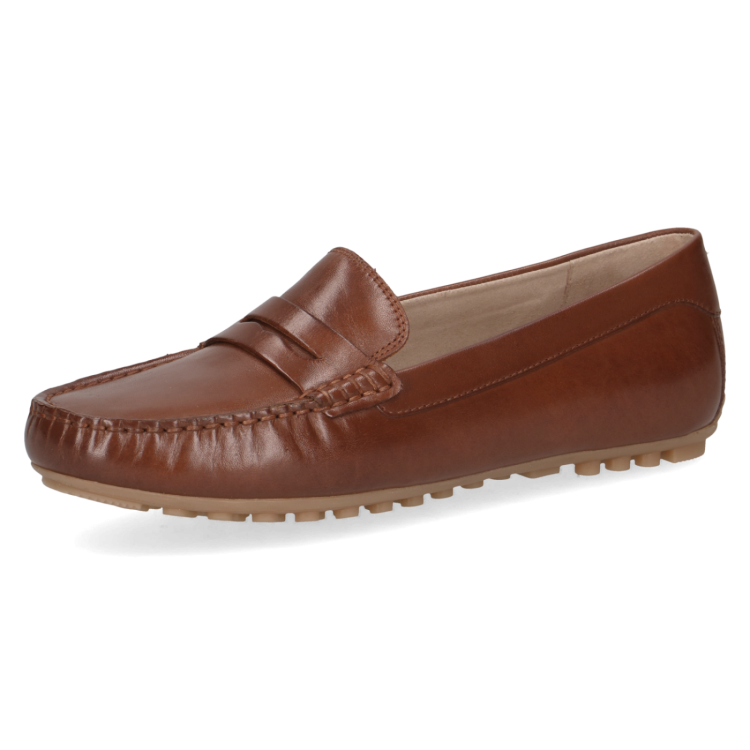 Caprice Leather Loafer 24651| Tan 