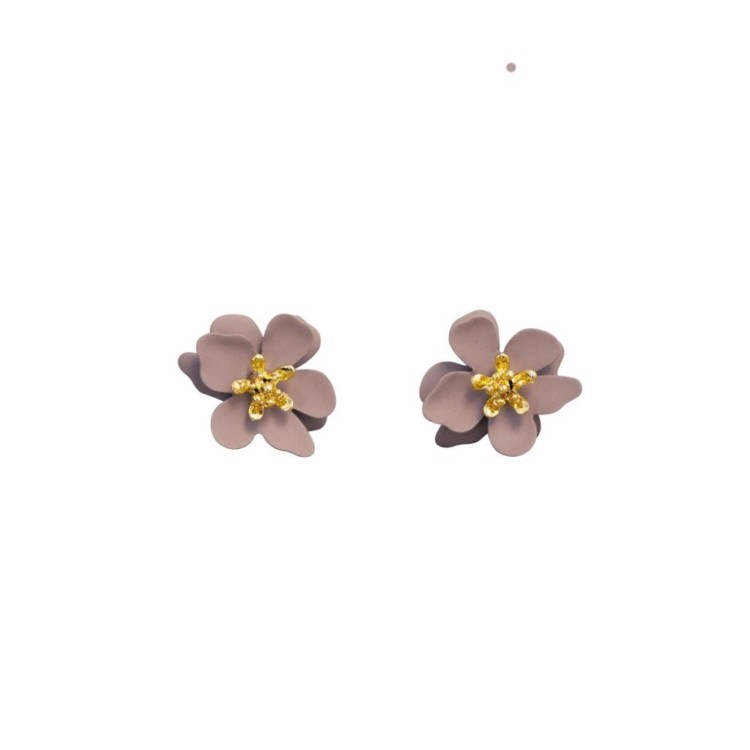 Double Layer Flower Earrings