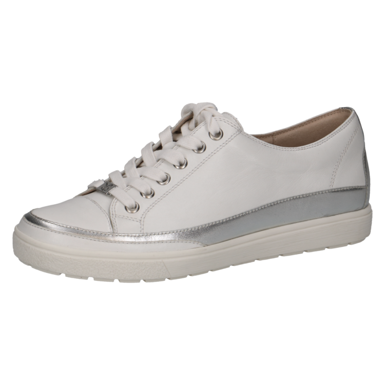 Caprice Leather Trainers 23654 | White