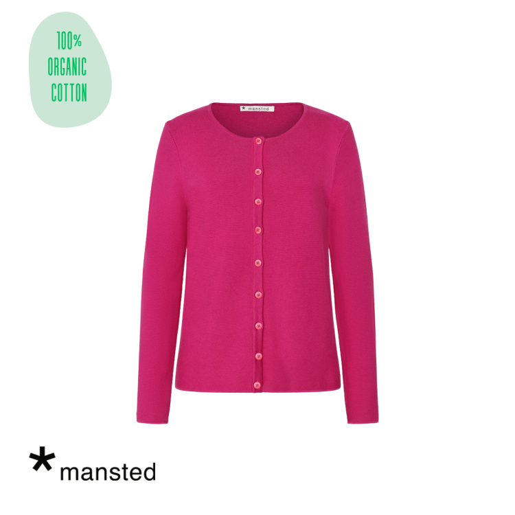 Mansted Cardigan: Monsoon 25147 | Fuchsia
