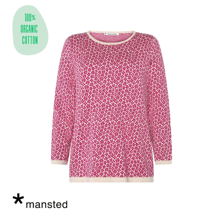 Mansted Jumper: Flora 25144 | Fuchsia 
