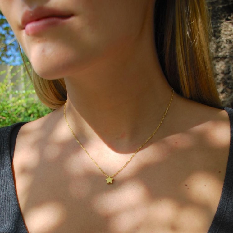 Mini Star Necklace (Gold)