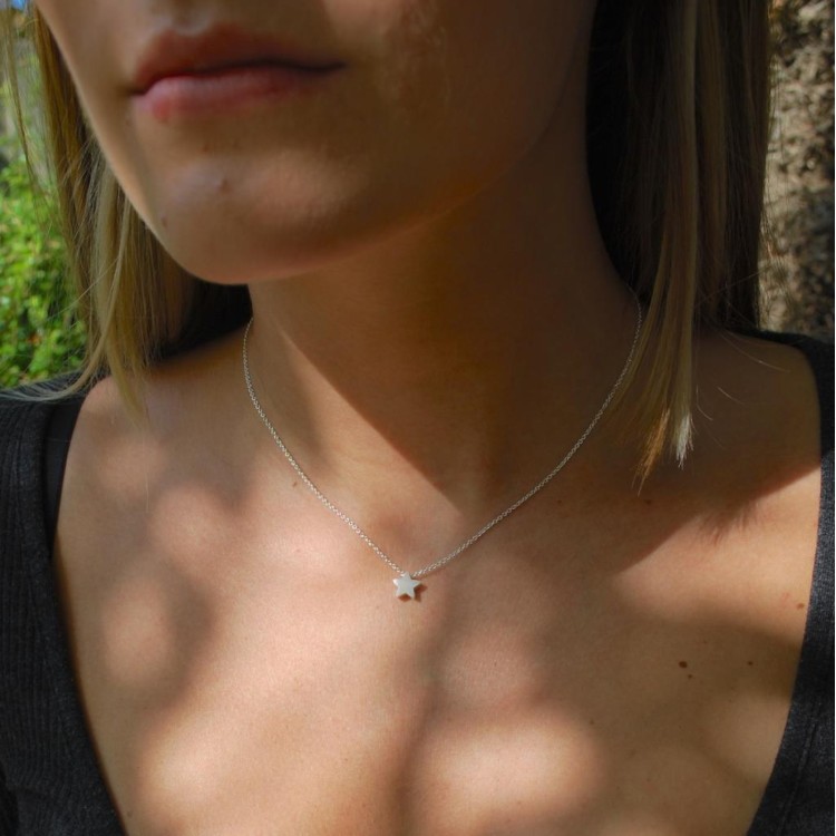 Mini Star Necklace (Silver)
