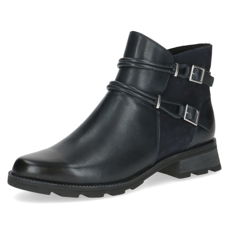 Caprice Leather Boot 25419 | Navy