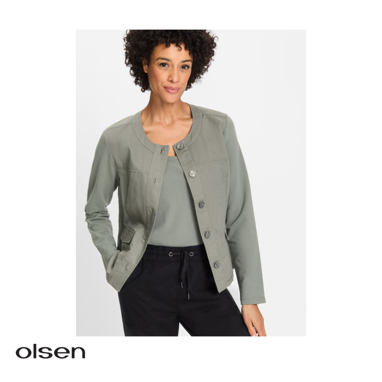 Olsen Jacket 11201641 | Khaki