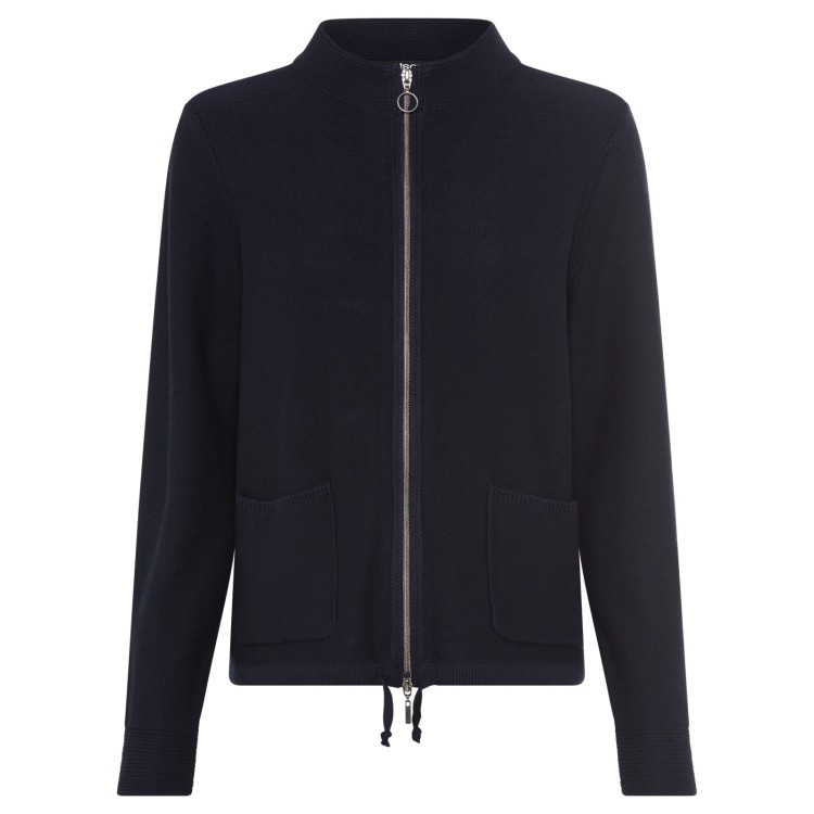 Olsen Henny Zip Cardigan 11004553 | Classic Navy