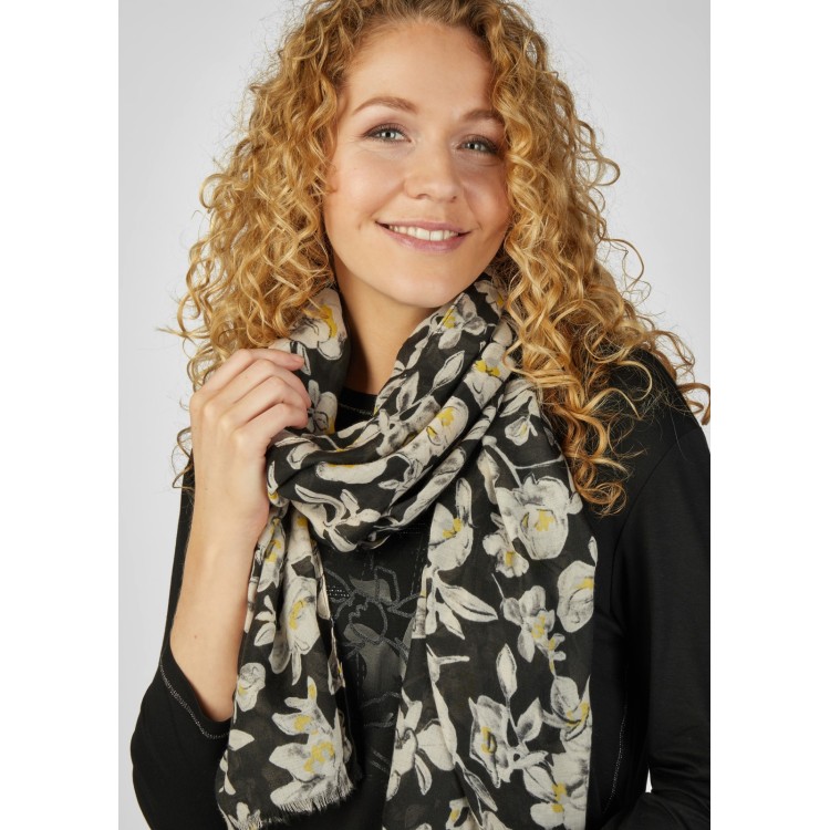 Rabe Scarf Yellow, Black, White