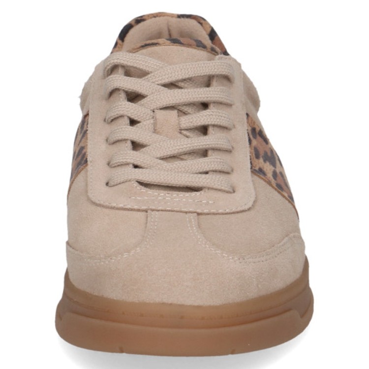 Sand & Animal Suede Trainers by Caprice