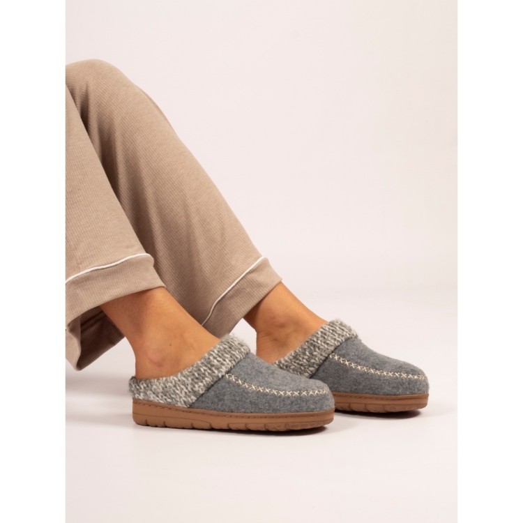 Gift Boxed Grey Albany Slippers KLA080