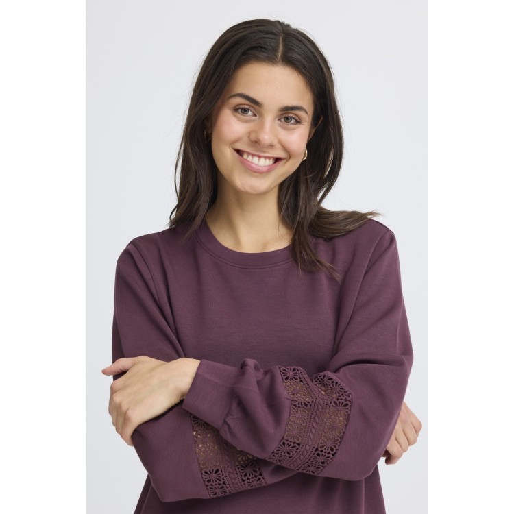 Fransa Aurora Jersey Sweatshirt 