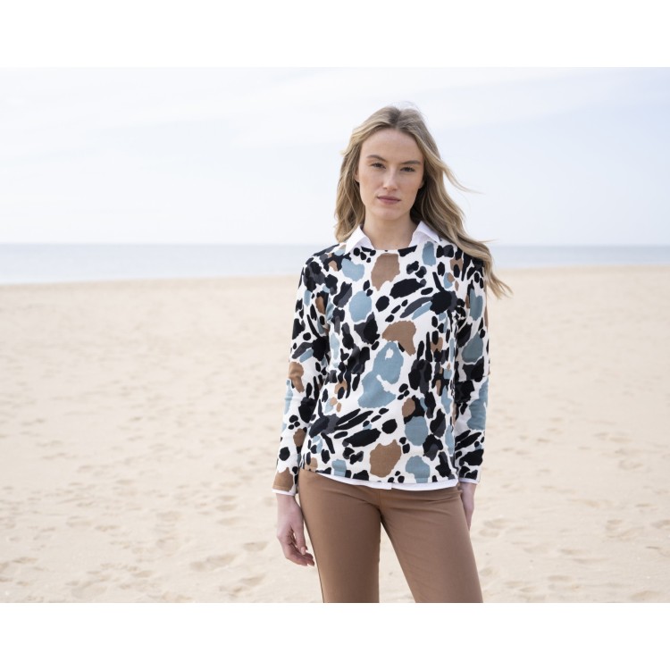 Marble Abstract Jumper | 7994