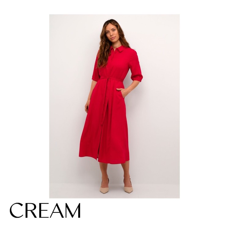 Tiah Short Sleeve Shirt Dress by Cream | 10611340