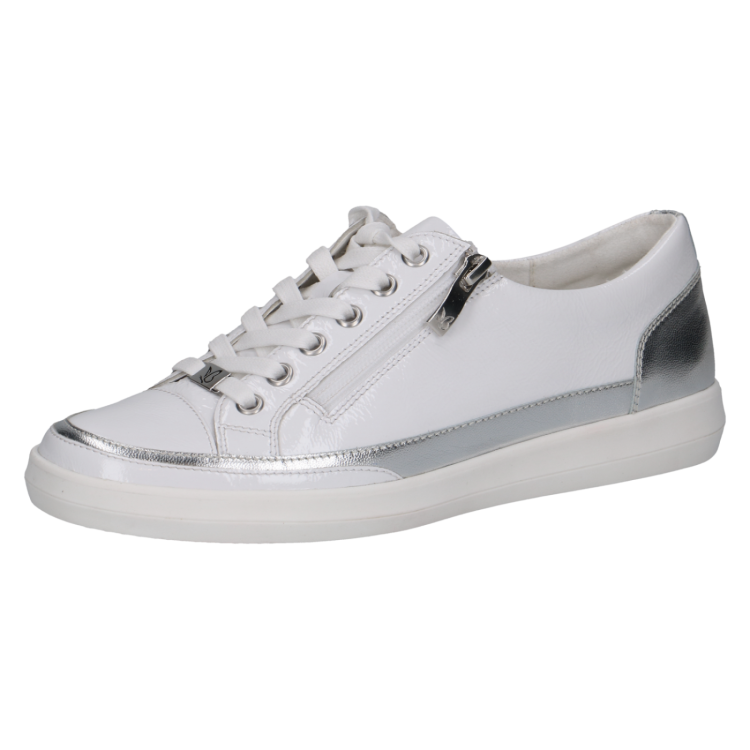 Caprice Leather Trainers - 23706 | White 